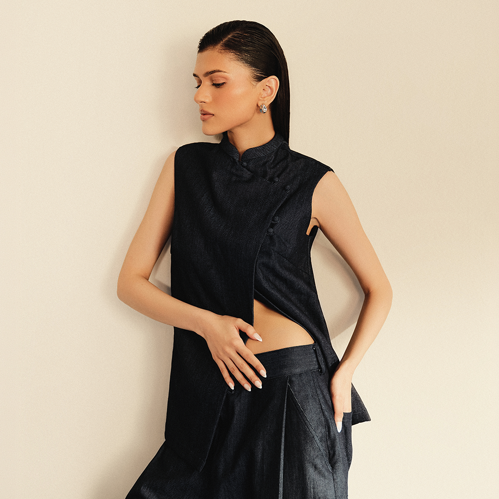 DARK DENIM SET